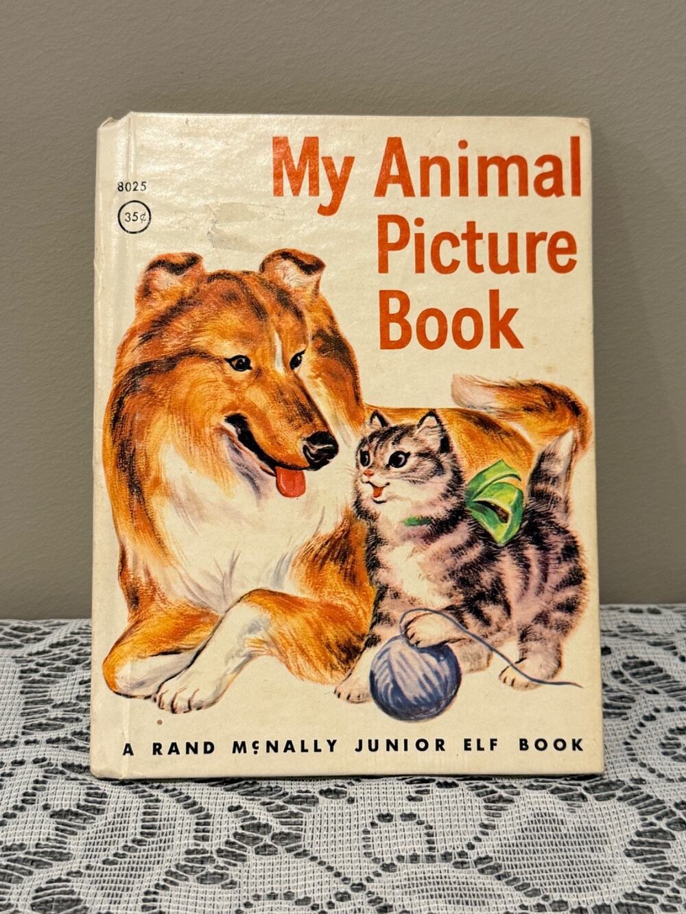 1959 My Animal Picture Book Rand McNally Junior Elf 8025 Virginia Hunter Vintage